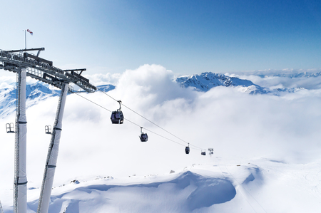 Ski Region (Zillertal, Austria)の写真素材