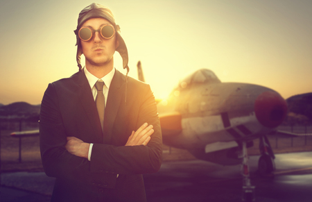 Businessman Pilotの写真素材