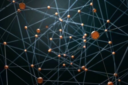 Network Backgroundの写真素材