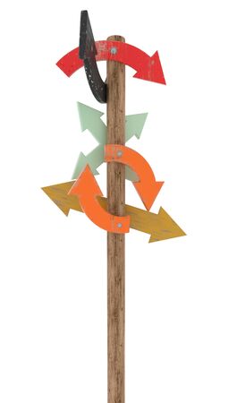 Crazy Signpost (3D Rendering)