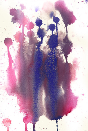 Background color water drops on the white paper.の写真素材