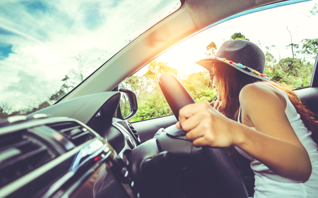 Asian women travel relax in the holiday. drive a car
Happy travelの写真素材