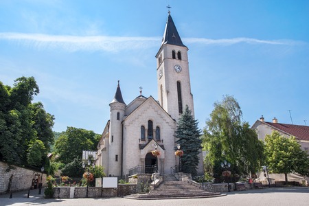Roman Catholic Church in Tokaj, Hungaryの写真素材