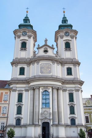 The Minorite Church in Eger, Hungaryの写真素材