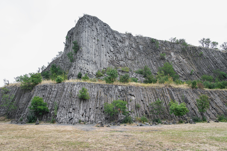 Hegyestu Geological Exhibition Site near Lake Balaton, Hungary