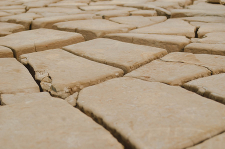 Desert of Lakebedの写真素材