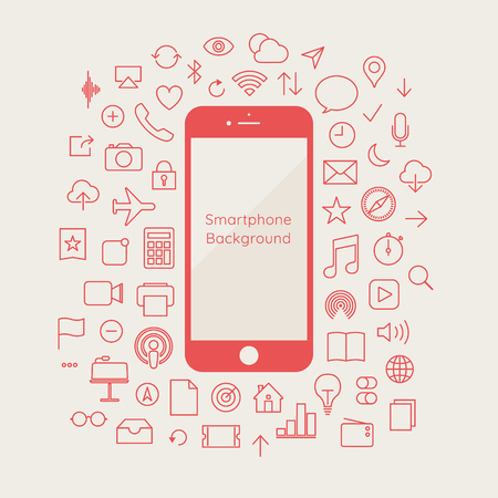 Phone icon vector. Call icon vector. mobile phone smartphone device gadget. telephone iconのイラスト素材