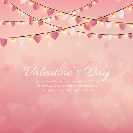 Happy Valentines Day Vector illustration.のイラスト素材