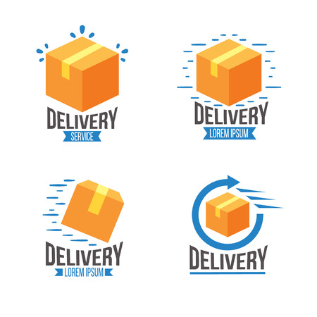 Box deliveryのイラスト素材