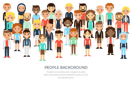 people iconsのイラスト素材