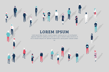 people iconsのイラスト素材