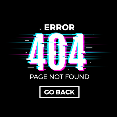 404 error vector illustration