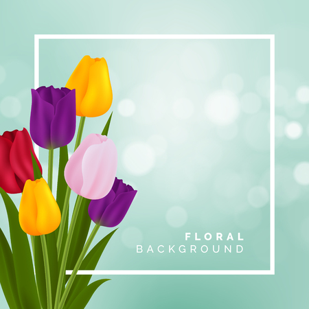 bouquet of flowers, a gift to a womanのイラスト素材