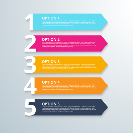 Infographic Elements Collection - Business Vector Illustration in flat design style for presentation, booklet, website etc. Big set of Infographics.のイラスト素材