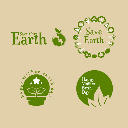 Concept earth dayのイラスト素材