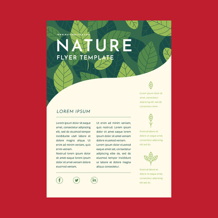 Postcard calling for nature conservationのイラスト素材