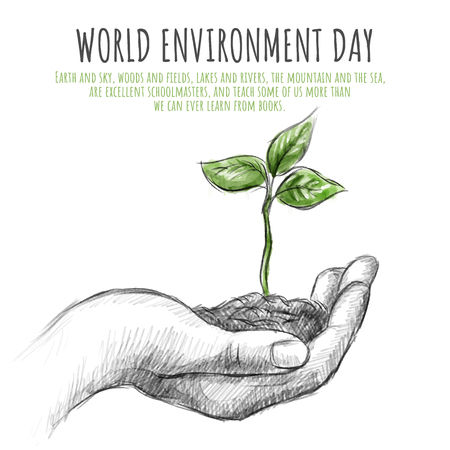 concept of world environment dayのイラスト素材