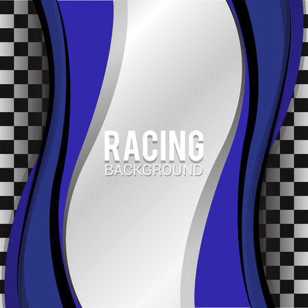 Racing background, vertical. Vector illustration 10epsのイラスト素材