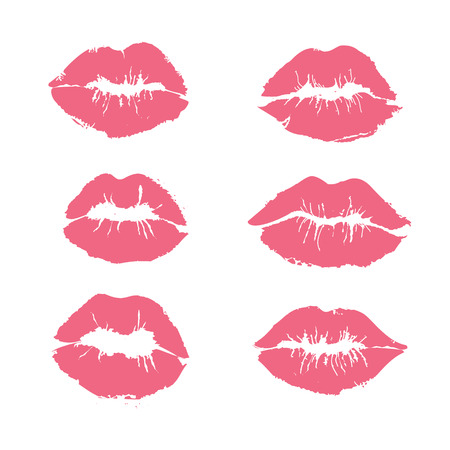 collection of kisses, vectorのイラスト素材