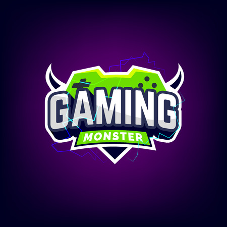 Modern professional sport and gaming logo badge for a club or a teamのイラスト素材