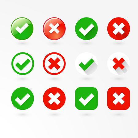 Check Mark Icon Setのイラスト素材