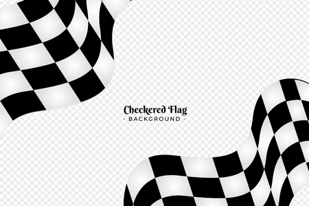 checkered flag background. race flag designのイラスト素材