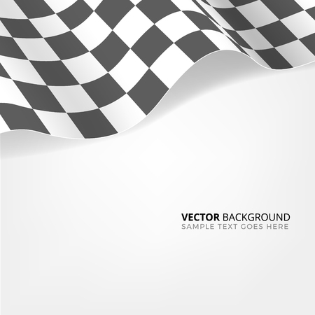checkered flag background. race flag designのイラスト素材