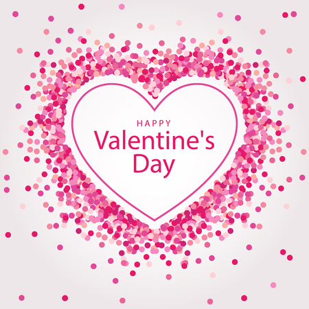 Happy Valentines Day Vector illustration.のイラスト素材