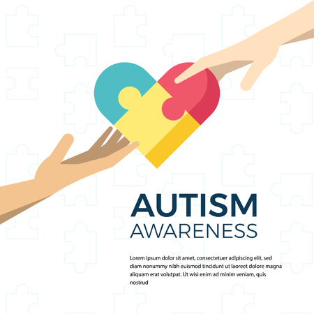 world autism dayのイラスト素材