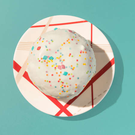 Cupcake for holiday happy birthday or valentine day.