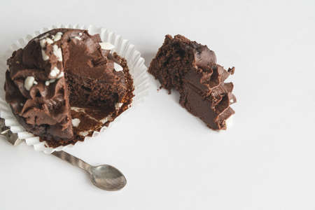 Cupcake for holiday happy birthday or valentine day.の写真素材