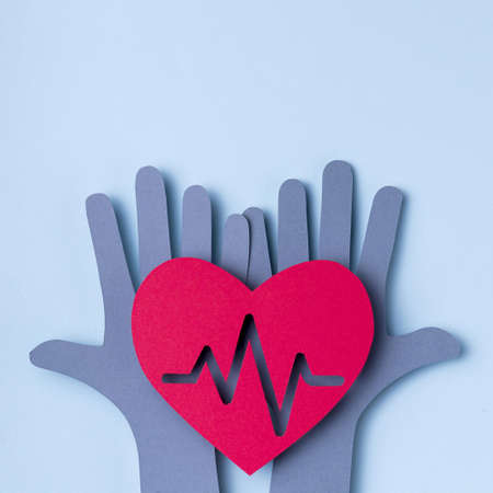 top view world heart day concept. Resolution and high quality beautiful photo