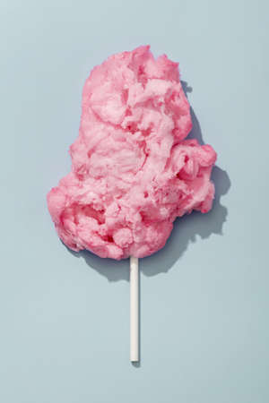 top view pink cotton candy stick. Resolution and high quality beautiful photo