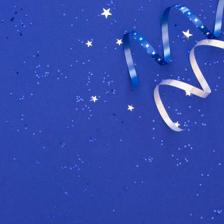 top view composition of festive wrapped gifts with copy space. Resolution and high quality beautiful photoの写真素材