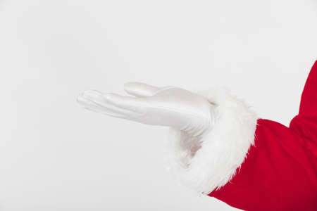 santa claus hand in glove. Resolution and high quality beautiful photoの写真素材