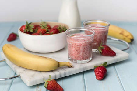 natural smoothies with fruits. Resolution and high quality beautiful photoの写真素材