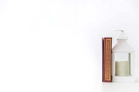 lantern with candle koran. Resolution and high quality beautiful photoの写真素材