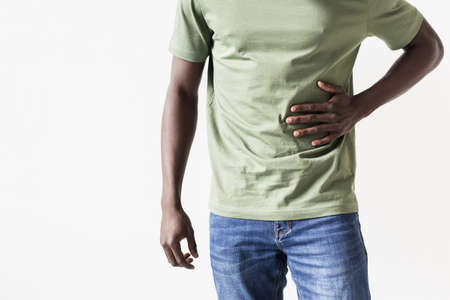 man with medical problems. Resolution and high quality beautiful photoの写真素材