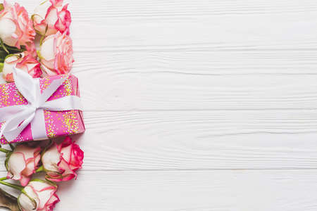 roses present white. Resolution and high quality beautiful photoの写真素材