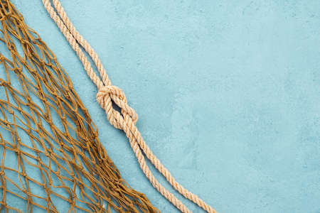 nautical rope fish net. Resolution and high quality beautiful photoの写真素材