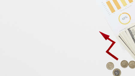 growth economy with coins concept. Resolution and high quality beautiful photoの写真素材