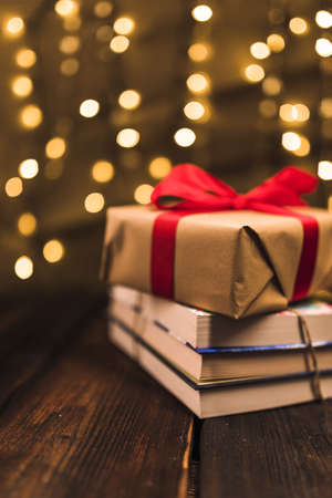 gift box heap book. Resolution and high quality beautiful photoの写真素材