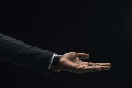 hand black businessman. Resolution and high quality beautiful photoの写真素材