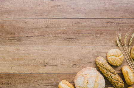 bakery still life with handmade bread. Resolution and high quality beautiful photo