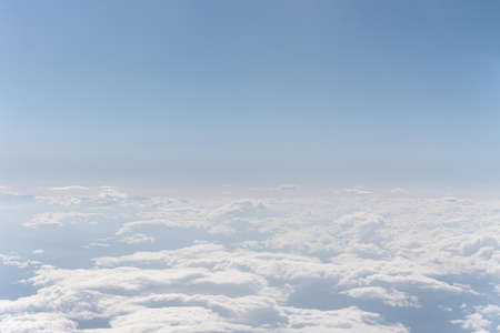 white clouds seen from airplane2. High quality beautiful photo concept