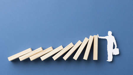 top view wooden pieces arrangement. High quality beautiful photo conceptの写真素材