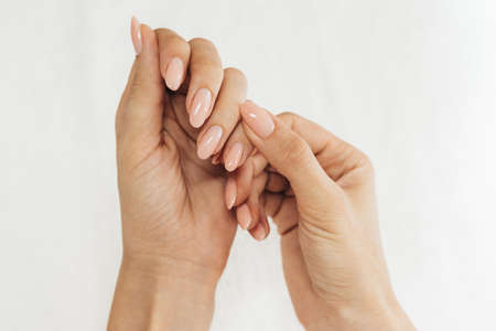 nail hygiene care flat lay. High quality beautiful photo conceptの写真素材