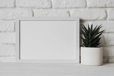 beautiful blank frame concept. High quality beautiful photo conceptの写真素材