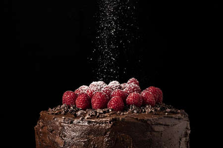 close up view chocolate cake concept. High quality beautiful photo conceptの写真素材