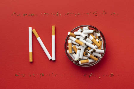arrangement no tobacco day elements. High quality beautiful photo conceptの写真素材